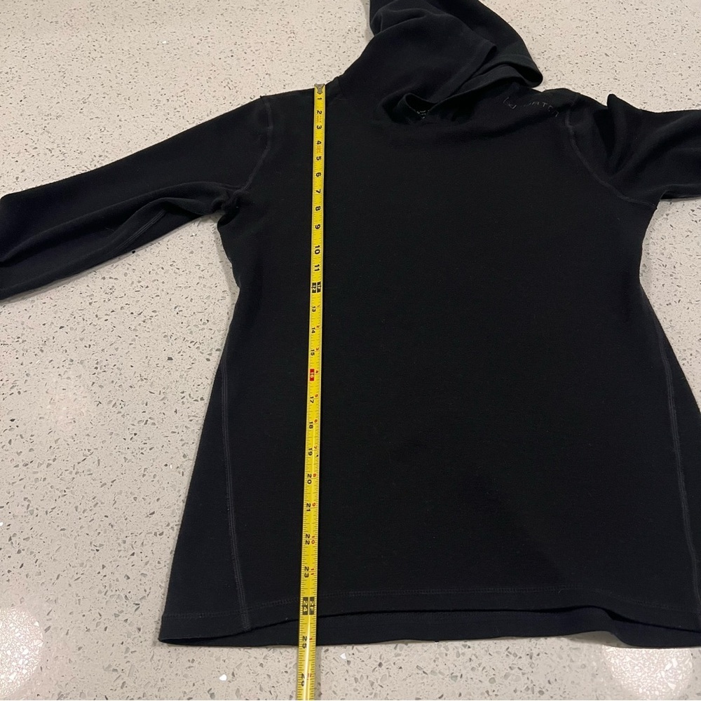 BURTON [ak] Black Hoodie Base Layer Snowboard Ski Polartec Gore-tex Size Large - Picture 14 of 16